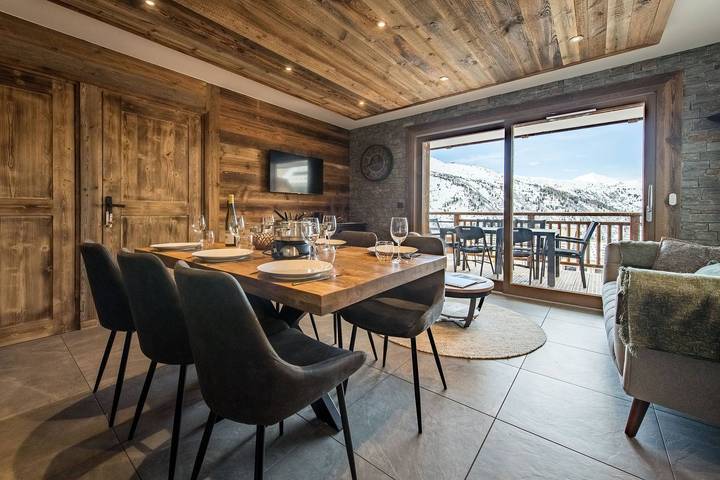 Appartement de vacances pour 6 personnes, avec Balcon à Valmeinier