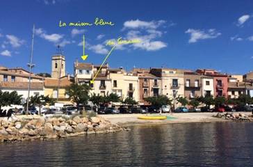 Gîte pour 4 personnes, avec vue sur le lac et terrasse à Bouzigues