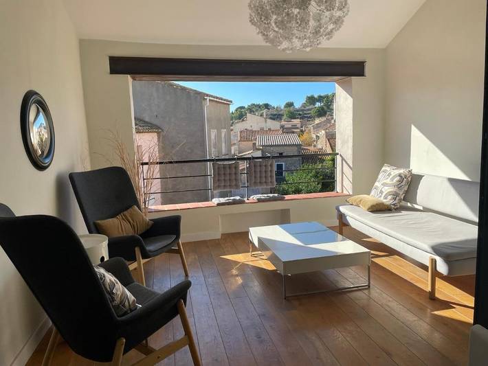 Chambre d’hôte pour 2 personnes, avec terrasse et vue