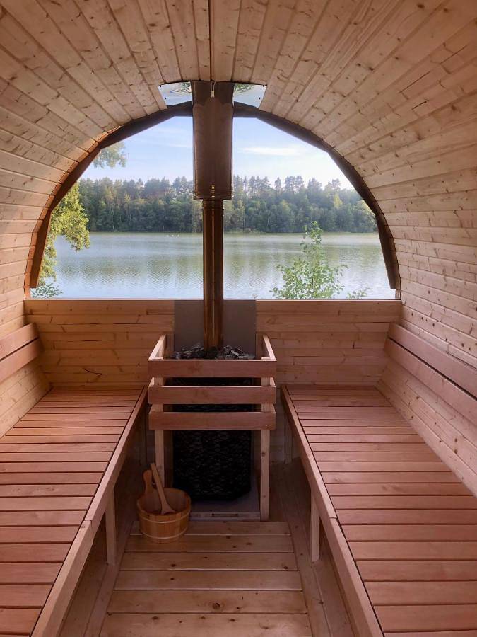 Domki nad jeziorem Mieruniszki in Podlasie