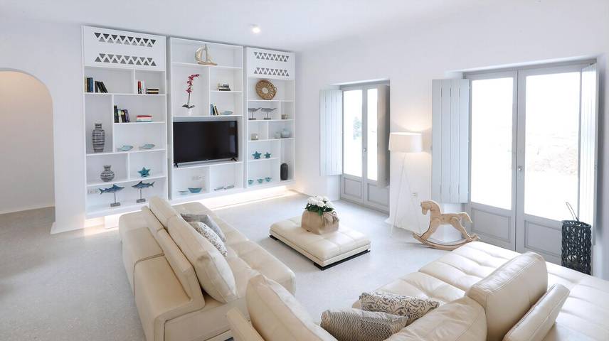 Location de vacances pour 16 personnes, avec vue sur l’océan et jardin dans Náoussa - 3