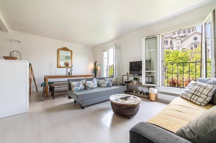 Gîte pour 6 personnes, avec balcon et vue, animaux acceptés dans Basilique du Sacre Coeur - 4