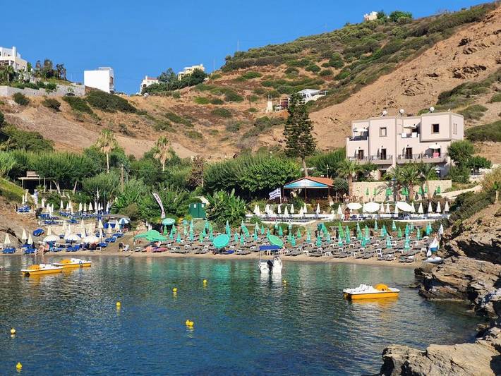 Apartamento para 3 personas, con jardín y vistas en Bali (Creta)