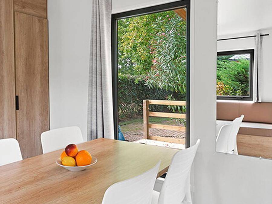 Camping Atlantic Club Montalivet - Mobilheim 4 personen - Mobilheim | Premium | 2 Zi. | 4 Pers. | Hochterrasse | 2 Bäder | Klimaanlage | Tv in Vendays-Montalivet, Lesparre-Médoc und Umgebung