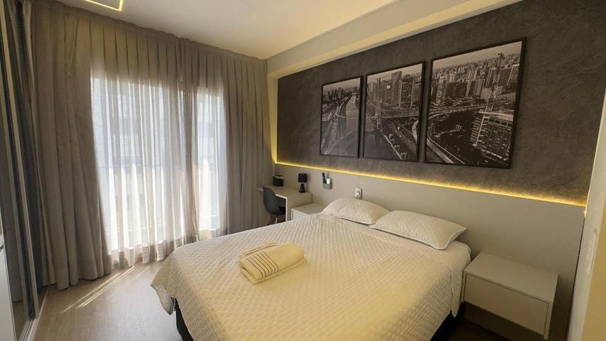 Casas e apartamentos de temporada para 2 pessoas, com piscina e jardim em Moema