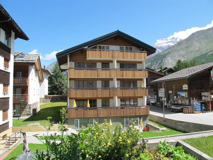 Ferienwohnung für 7 Personen, mit Balkon und Ausblick in Saas-Fee