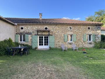 Gîte pour 4 personnes, avec terrasse et jardin, animaux acceptés dans le Lot-et-Garonne