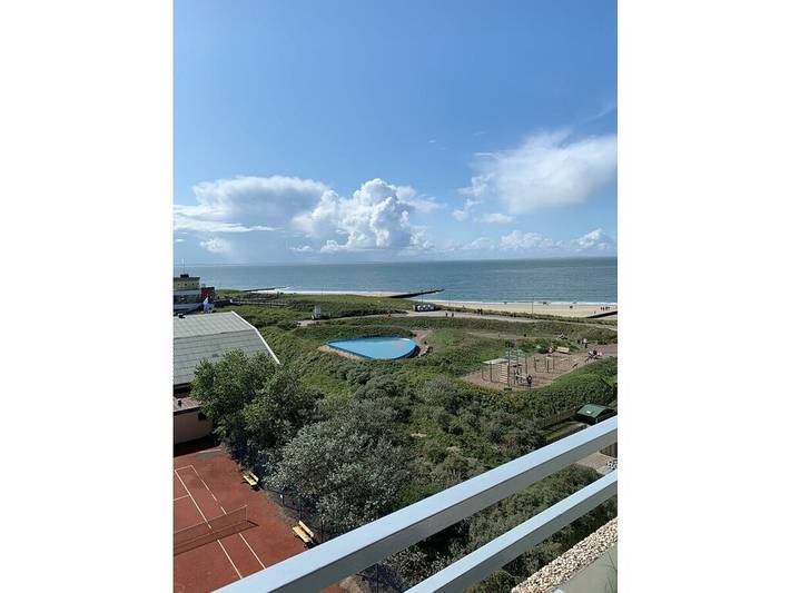 Ferienhaus mit Meerblick für 4 Personen, mit Balkon auf den Ostfriesische Inseln