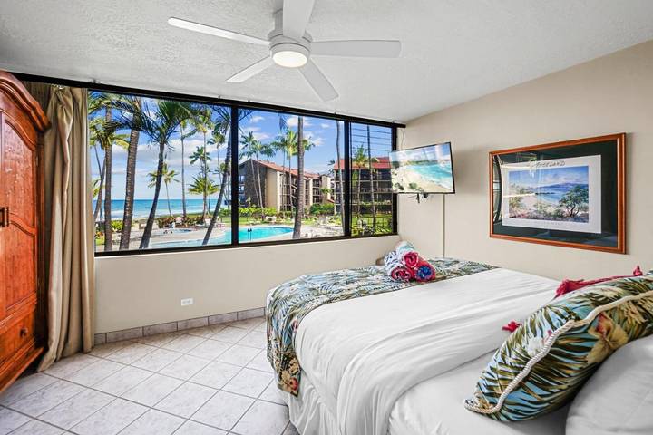 Bungalow für 6 Personen, mit Whirlpool und Balkon sowie Garten auf Maui