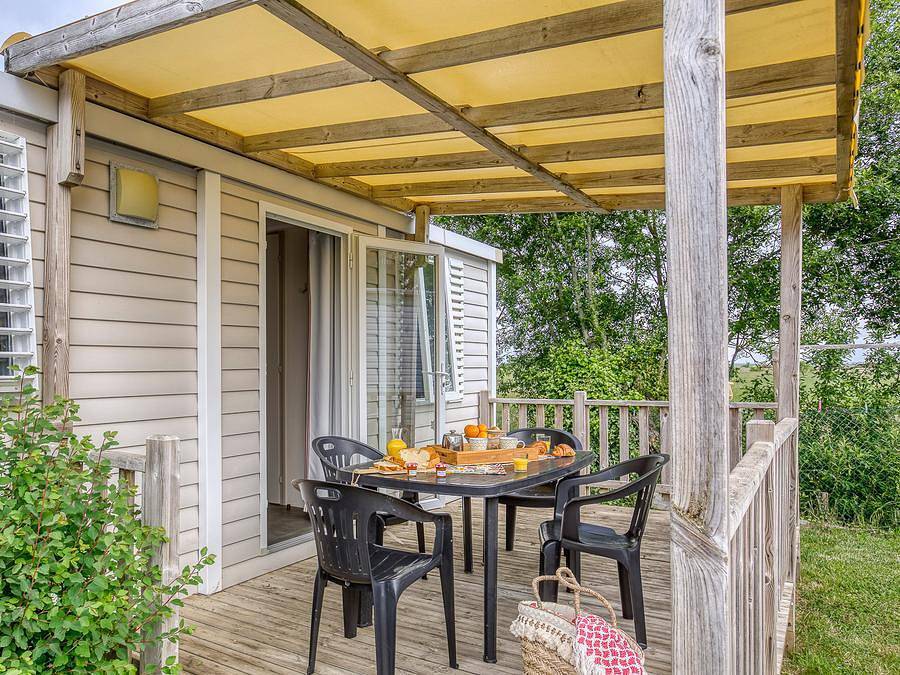 Camping Romanée - La Belle Henriette - Mobilheim 2 personen - Komfort 1 Schlafzimmer in La Tranche-sur-Mer, Vendée