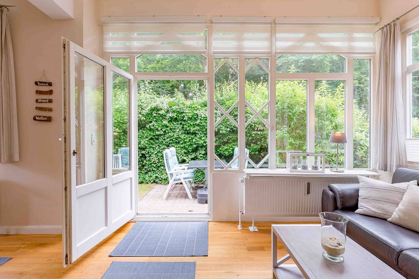 Ganze Ferienwohnung, Mohnblume Haus Sommergarten in Wyk auf Föhr (Stadt), Wyk auf Föhr