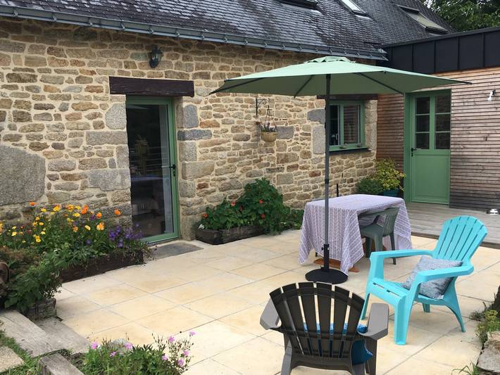 Chambre d’hôte pour 2 personnes, avec jardin, animaux acceptés dans le Morbihan