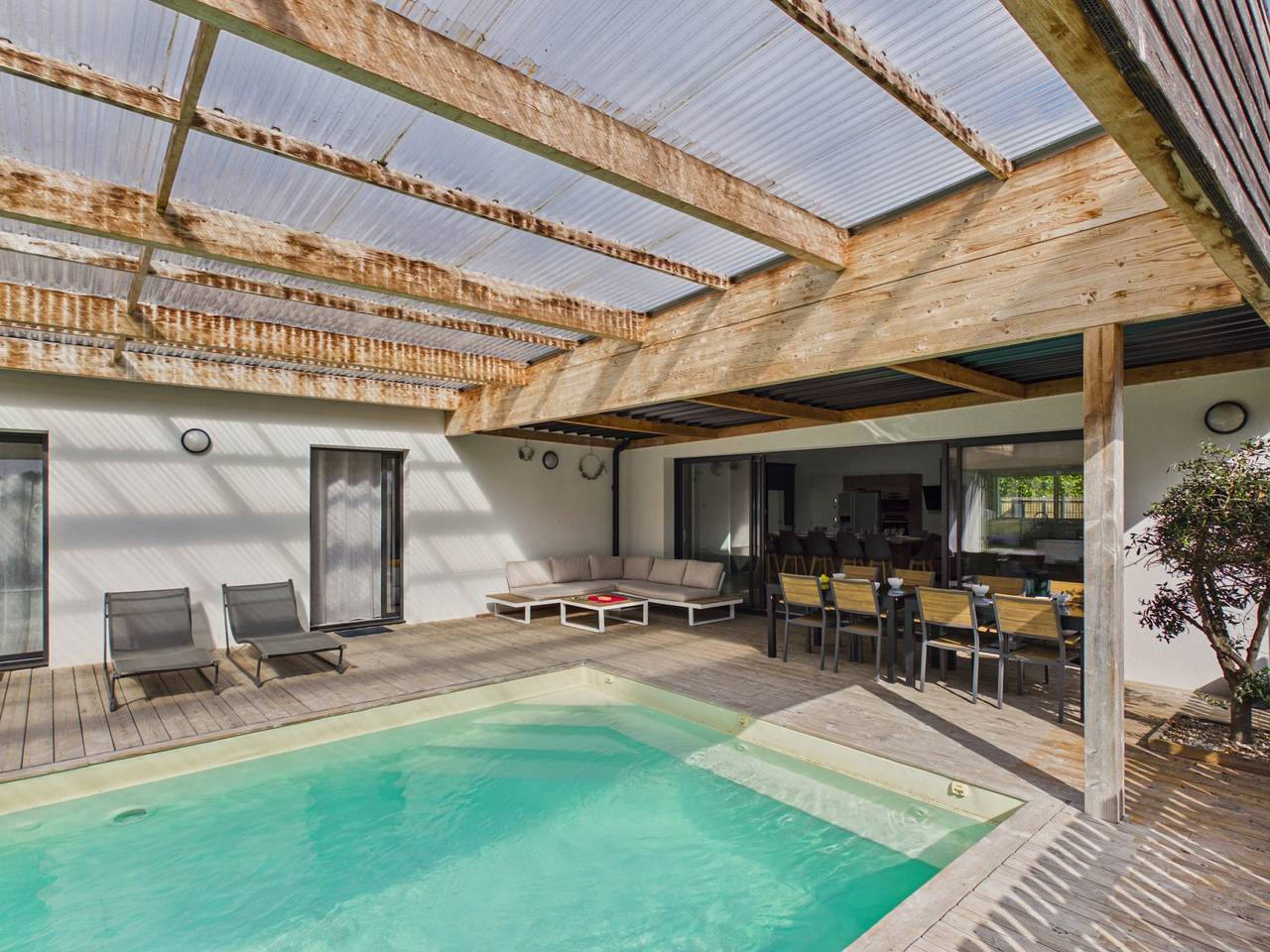 Maison 15 pers, piscine chauffée, proche plage in Saint-Alban, Côte de Goëlo