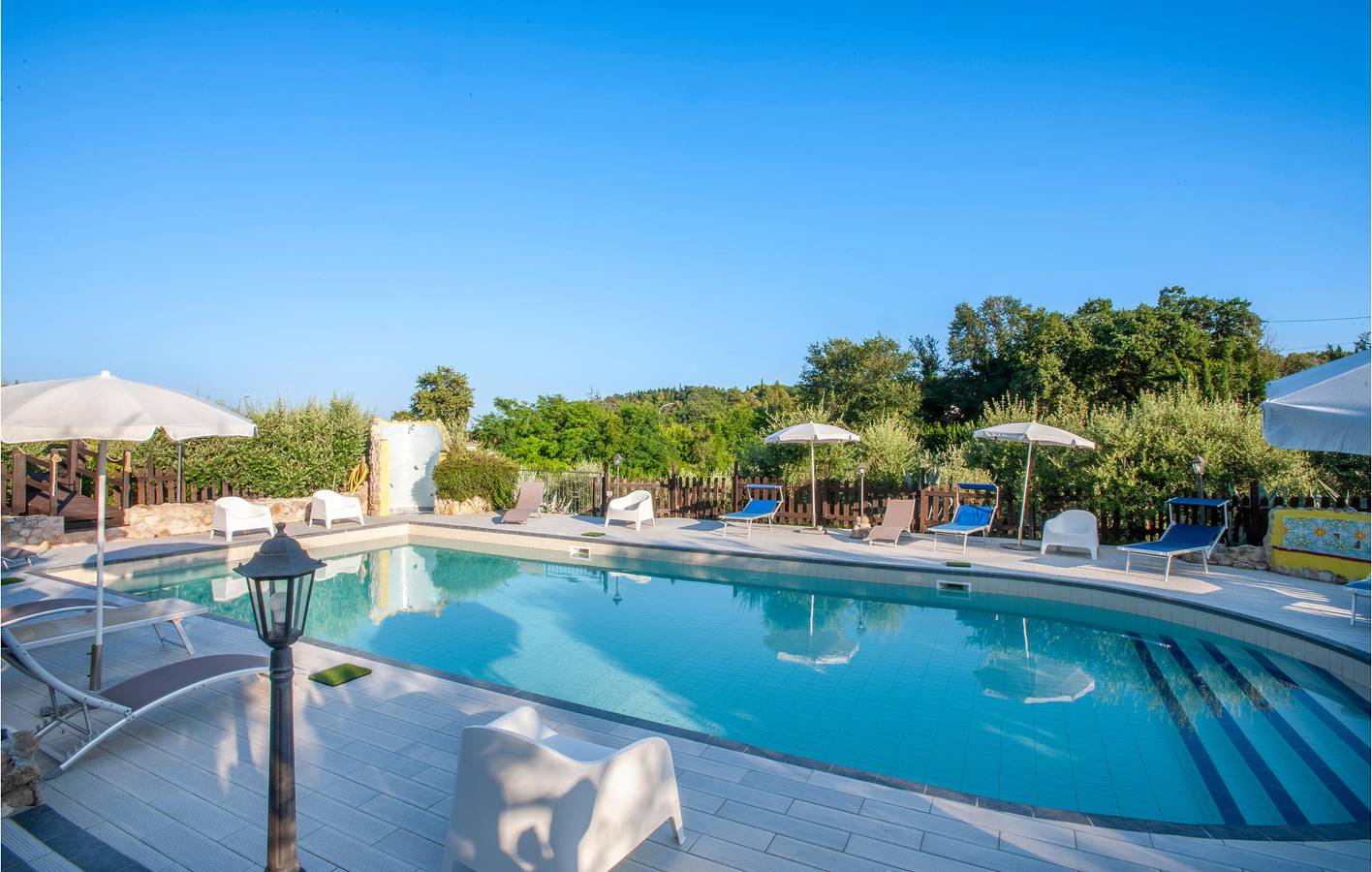 Holiday home for 7 people with pool in Montefiore dell'Aso, Ascoli Piceno Province