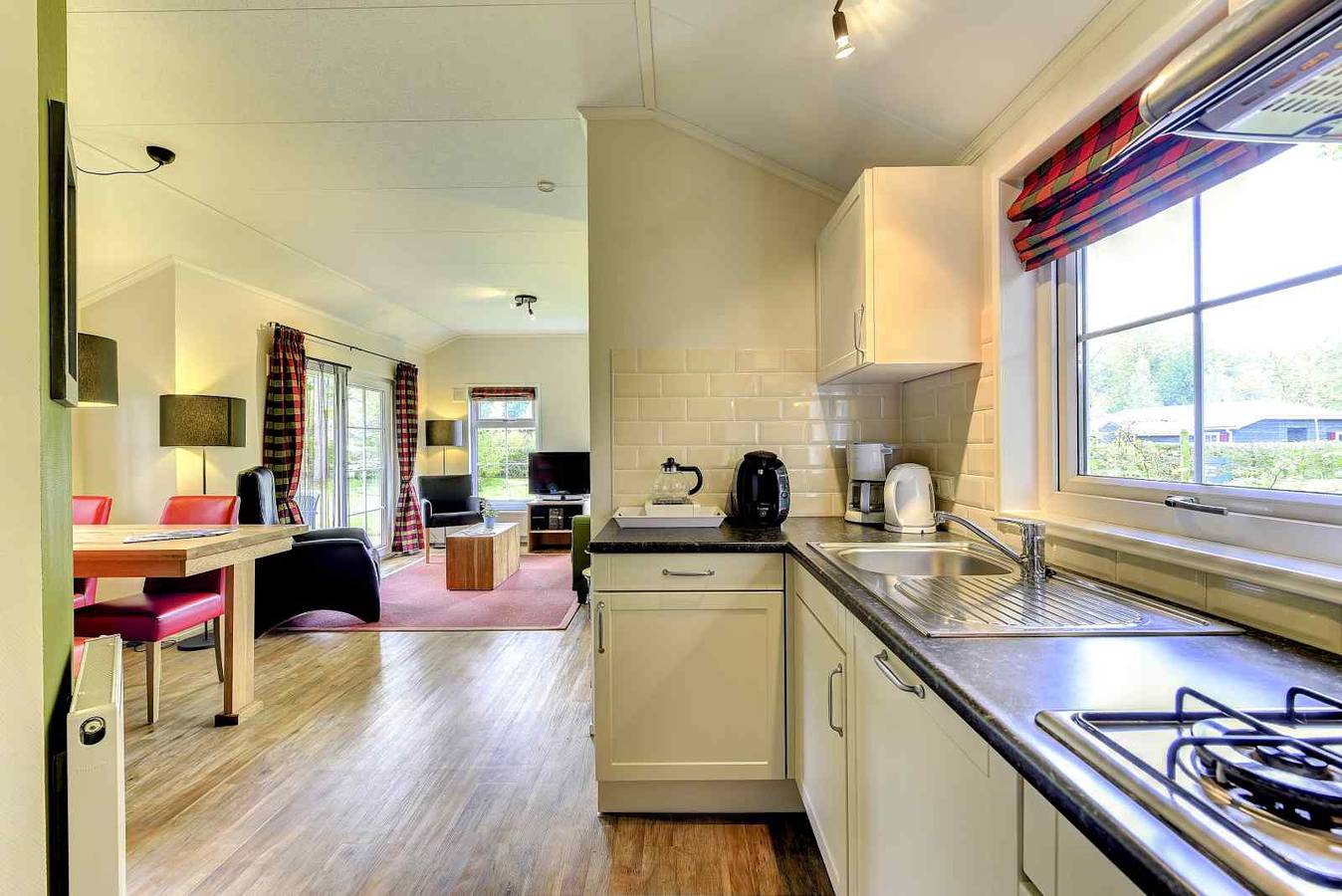 Comfortabel 6 persoons chalet in het Vechtdal in Dalfsen, Regio Zwolle
