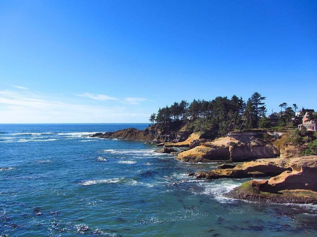 Ganze Wohnung, Whale of a View, keine zusätzlichen Gebühren, Stadtzentrum, überdachte Terrasse, Kamin, Wifi, Pc. in Depoe Bay, Lincoln County (OR)