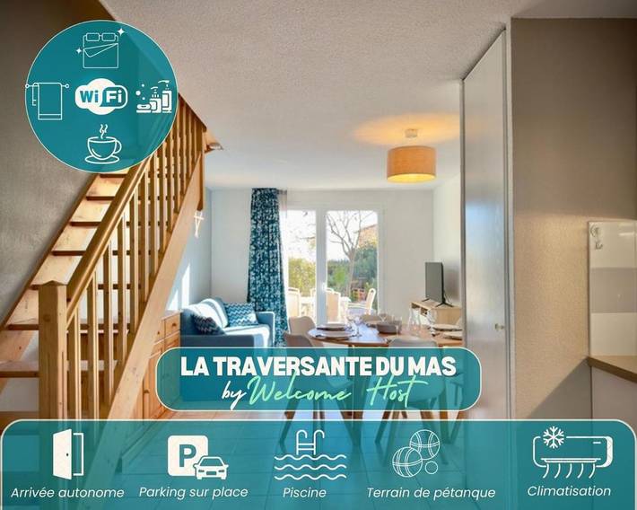 Casa de vacaciones para 6 personas, con terraza y piscina - 1