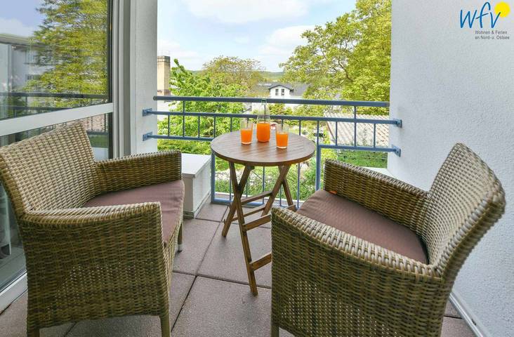 Gîte pour 6 personnes, avec vue sur le lac et balcon à Binz - 4