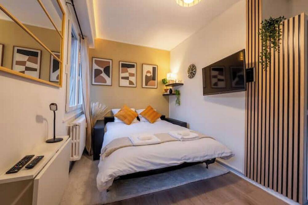 Apartamento entero, Cosy Studio - Near train station - Netflix - Led ambiance in Annemasse, Región de Saint-Julien-en-Genevois