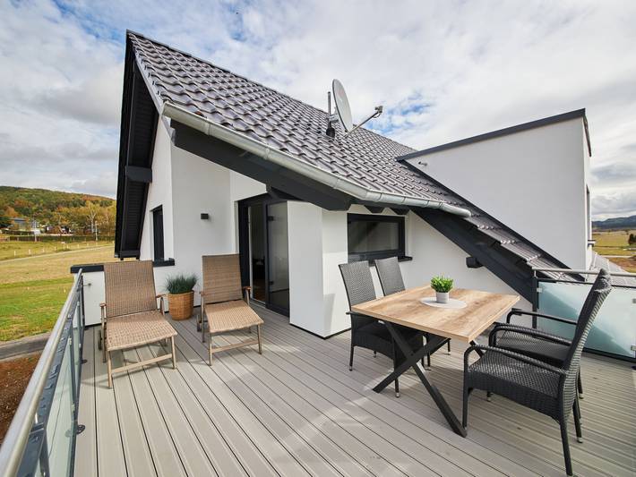 Ferienwohnung für 4 Personen, mit Balkon und Garten im Sauerland