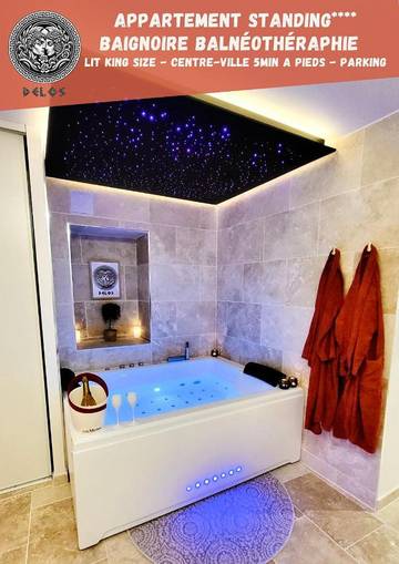 Gîte pour 2 personnes, avec jacuzzi à Quimper