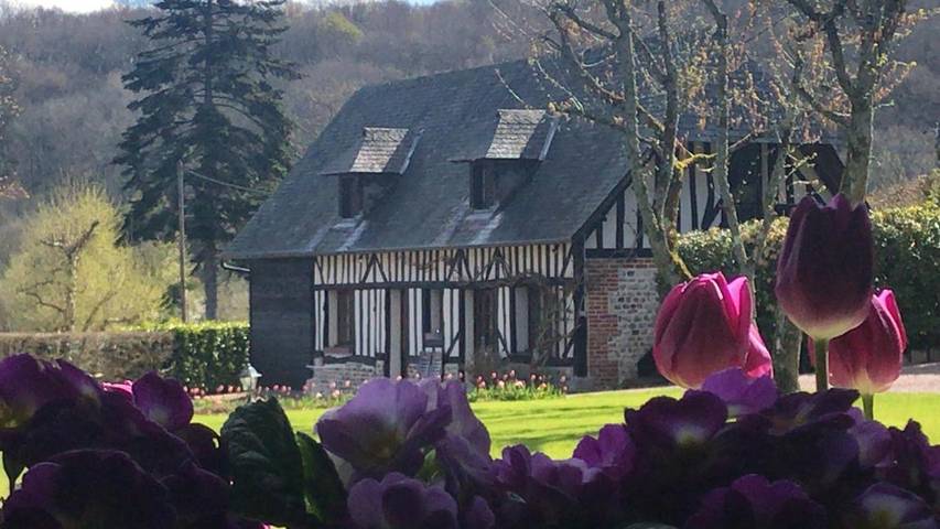 Maison de vacances pour 2 personnes, avec Terrasse ainsi que Jardin et Vue