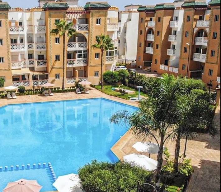 Appartement de vacances pour 6 personnes, avec balcon et piscine ainsi que jardin et vue - 1