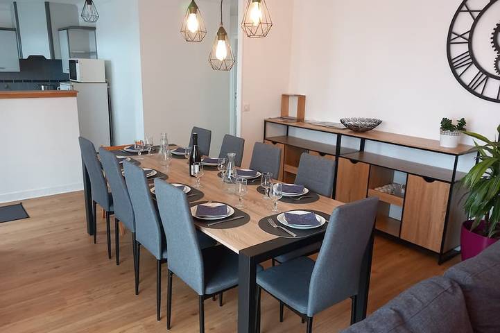 Maison de vacances pour 10 personnes, avec balcon et jardin dans Maine-et-Loire