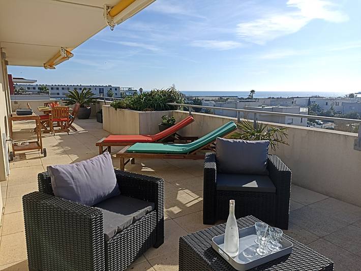 Ferienwohnung für 6 Personen, mit Terrasse und Pool in Sete - 3