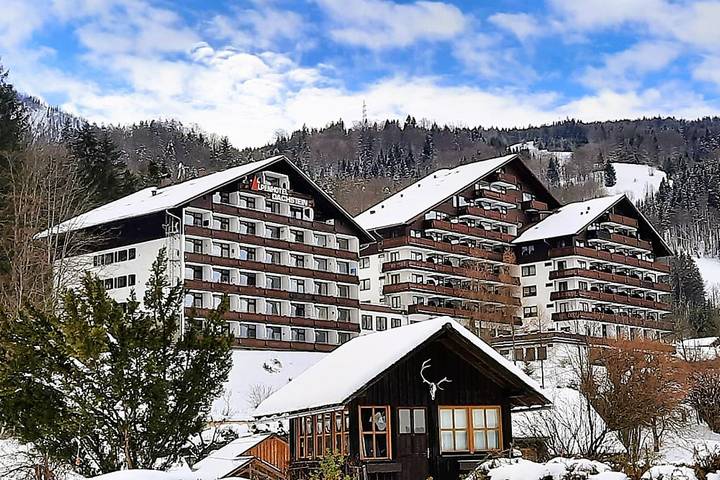 Ferienwohnung für 4 Personen, mit Balkon/Terrasse und Balkon sowie Sauna
