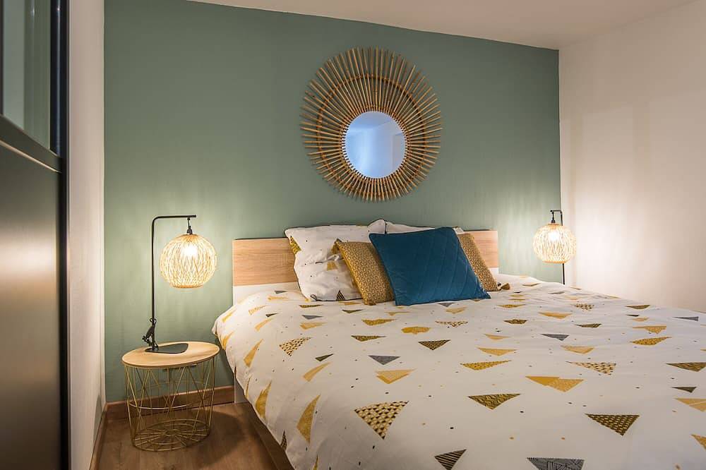Apartamento entero, ⭐Appart 4 pers design & cosy au Coeur de Selestat ⭐ Jardin in Sélestat, Región de Sélestat-Erstein