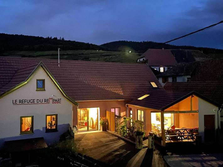 Maison d’hôte pour 2 personnes, avec terrasse et sauna