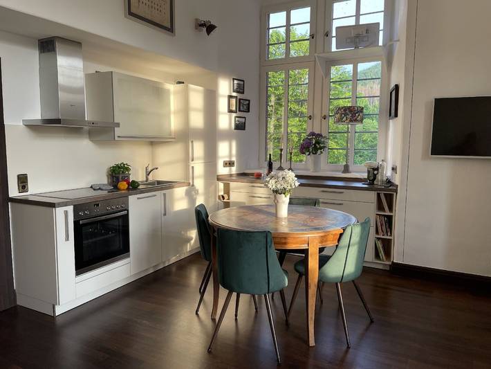 Hel lejlighed, Holiday Apartment "Alte Schlossbibliothek" with Wi-Fi in Kirchhundem, Sauerland