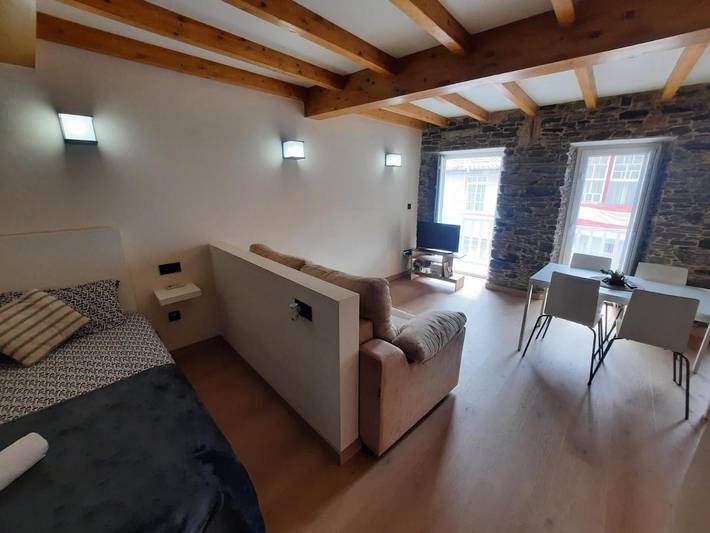 Apartamento para 4 personas, con Balcón y Terraza en Mugardos