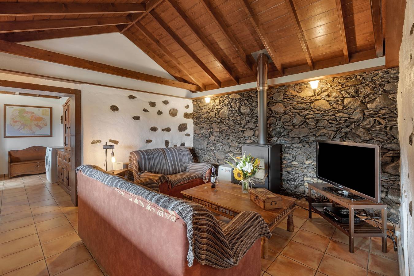 Landhus for 4 personer med hage in Pajar de Bento, La Gomera