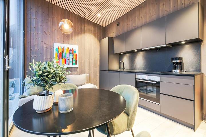 Gîte pour 4 personnes, avec balcon et vue dans Henningsvær