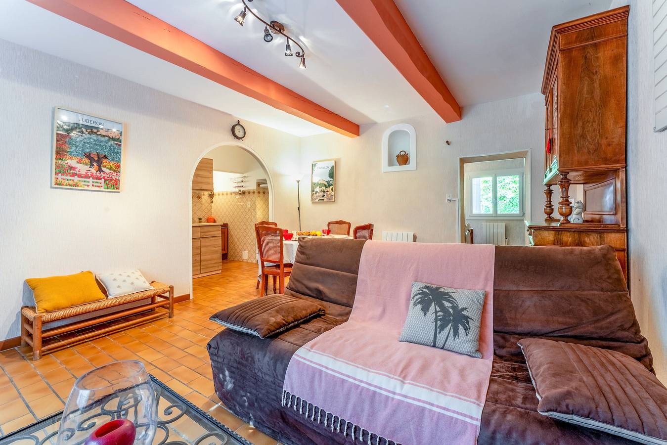 Casa de vacaciones 'Le Mas Des Glycines' con Wi-Fi in Cavaillon, Parque natural regional del Luberon