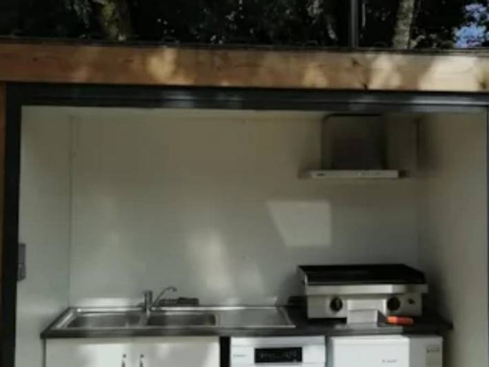 Camping le Moulin de Sainte-Anne  - Mobilheim 8 personen - Stamm in Villegly, Carcassonne und Umgebung