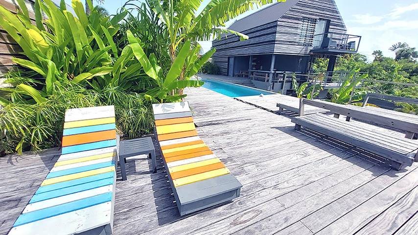 Gîte pour 2 personnes, avec piscine et jardin, animaux acceptés en Guadeloupe - 4