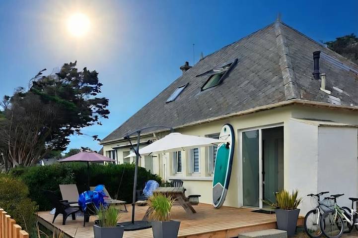Maison de vacances pour 4 personnes, avec Terrasse et Jardin