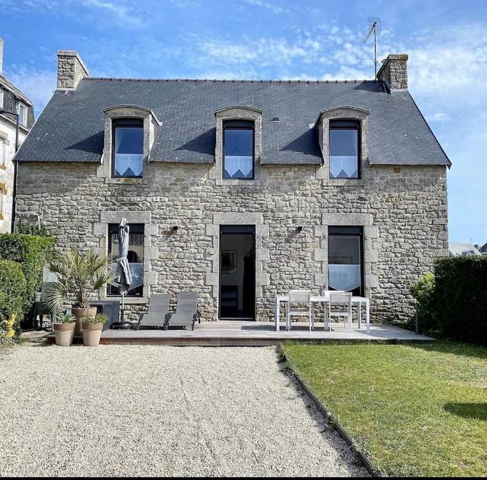 Ferienhaus für 10 Personen, mit Terrasse und Garten sowie Ausblick