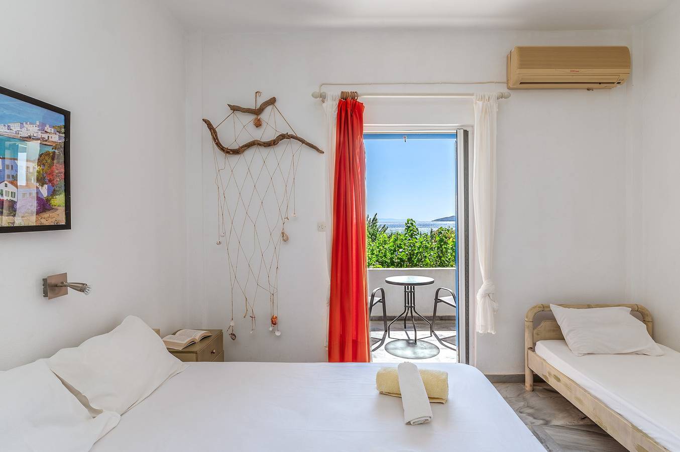 Ferienhaus '5 Kypri Seaview Perasma Studio' mit Meerblick, Wlan und Klimaanlage in Andros