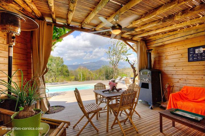 Gîte für 2 Personen, mit Garten und Pool sowie Terrasse auf Korsika - 2