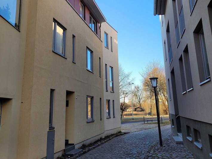 Ferienwohnung für 4 Personen, mit Seeblick, kinderfreundlich in Stralsund