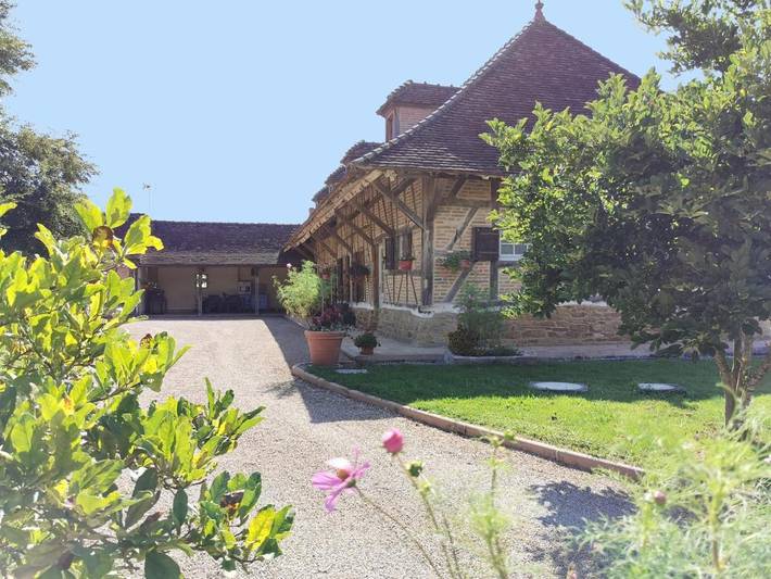 Chambre d’hôte pour 2 personnes, avec Terrasse ainsi que Jardin et Vue