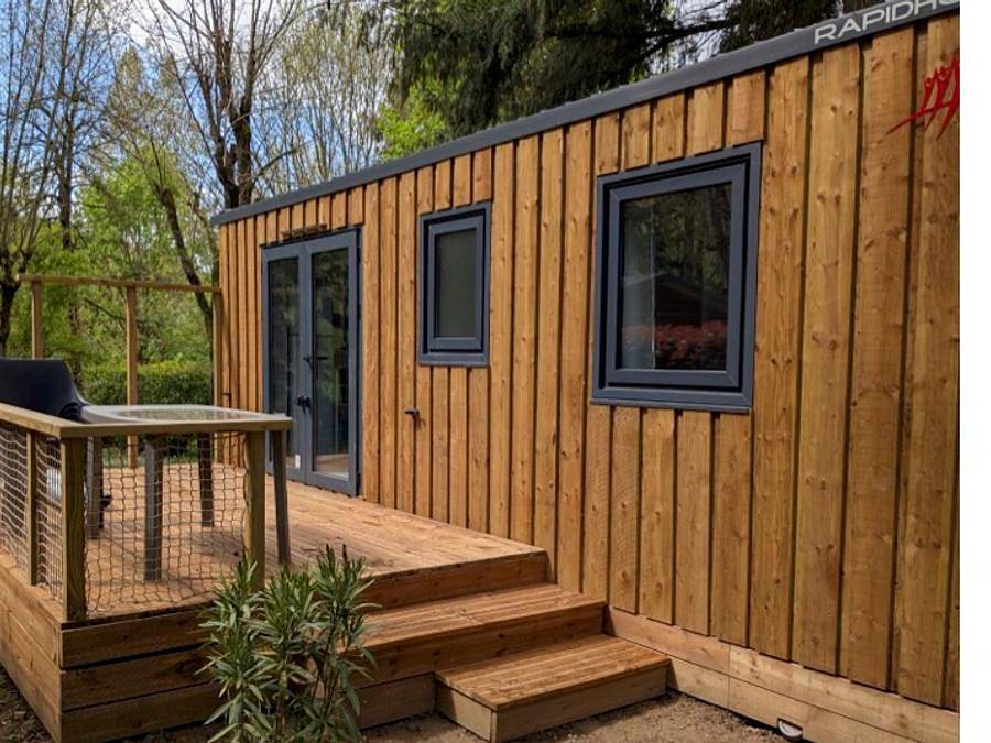 Camping Les Berges du Doux - Mobilhome 4 personnes - Mobil-home 2025 in Colombier-le-Vieux, Région de Tournon-sur-Rhône