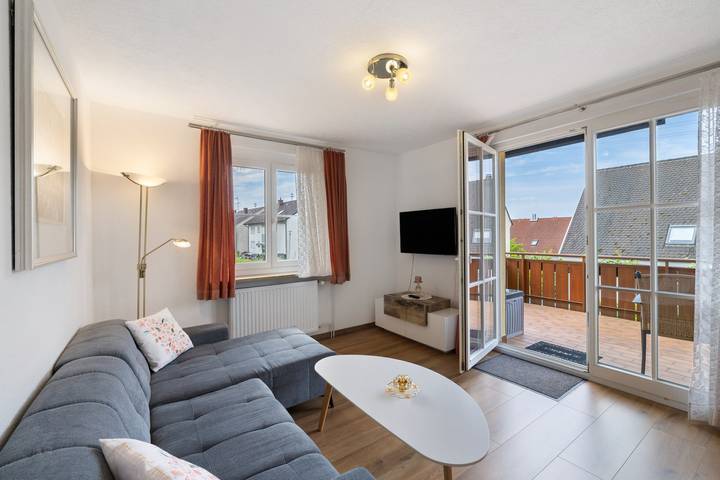 Vakantiewoning voor 2 personen, met balkon in Meersburg