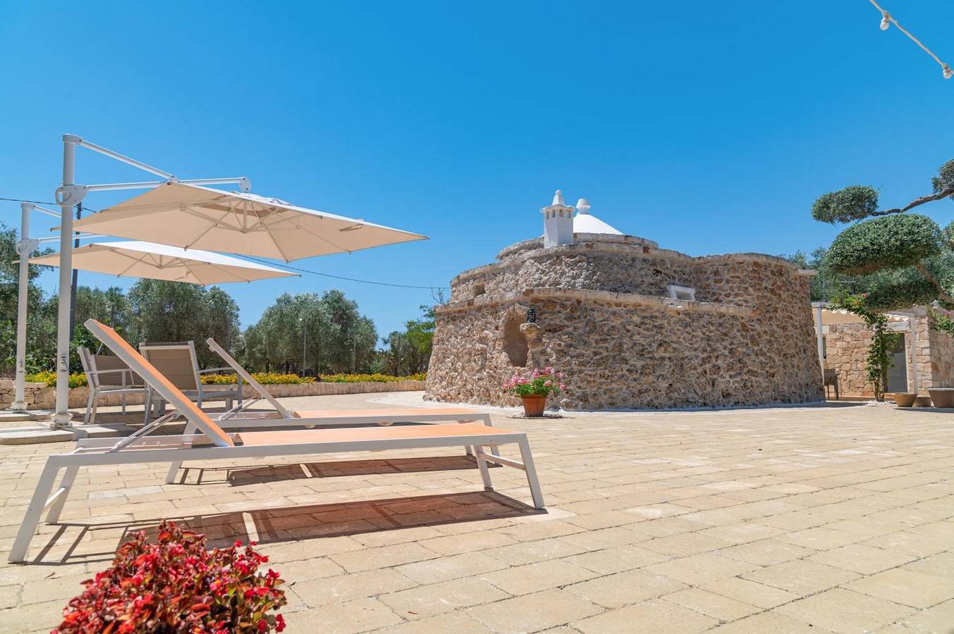 Trullo 'Pietra800' com Terraço Privado, Jardim Privado e Ar Condicionado in Salento