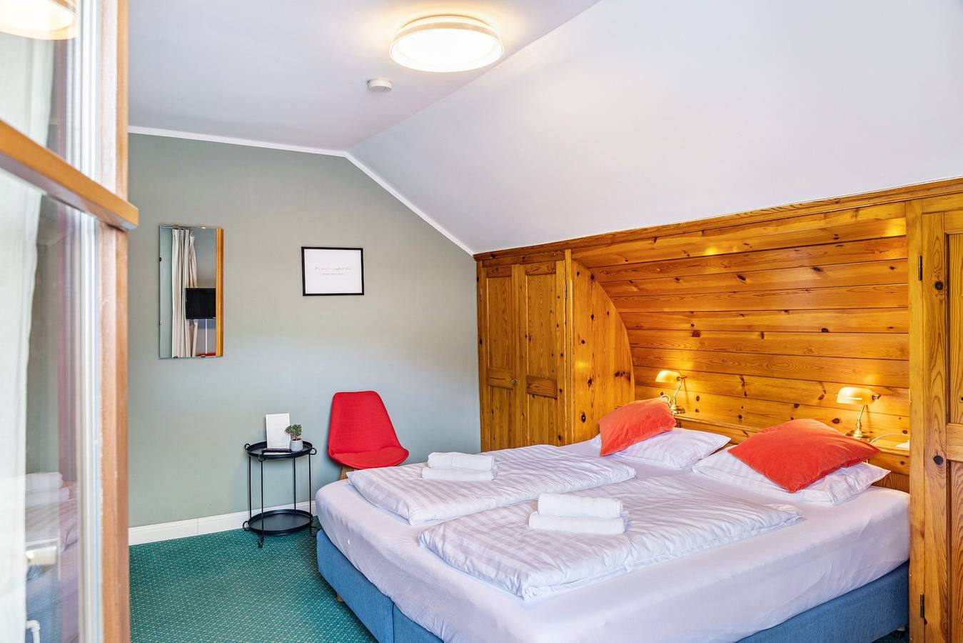 Room 9 (budget double room) with mountain view, balcony and Wi-Fi in Seefeld in Tirol, Innsbruck Land
