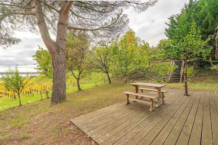 Casa vacacional «Le Tertre Camillac» con jardín privado, balcón y Wi-Fi in Bourg, Región de Blaye